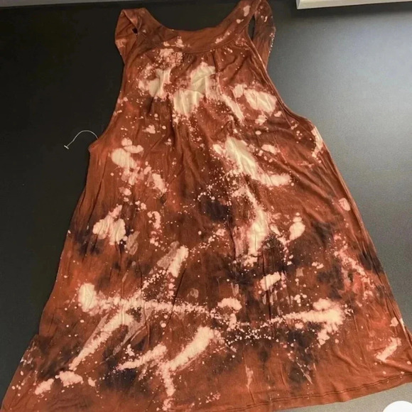 Women’s Large Upcycled Beaded Tank Top Grunge Gothic Boho‎ Cyberpunk Clubwear - Picture 13 of 16